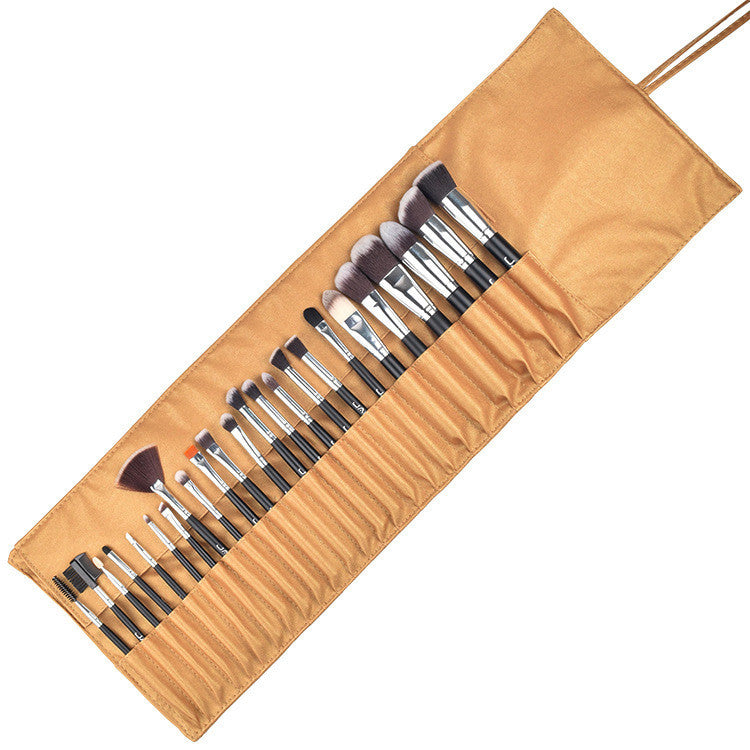 JAF 24-Piece Makeup Brush Set packaging – elegant antibacterial brush collection