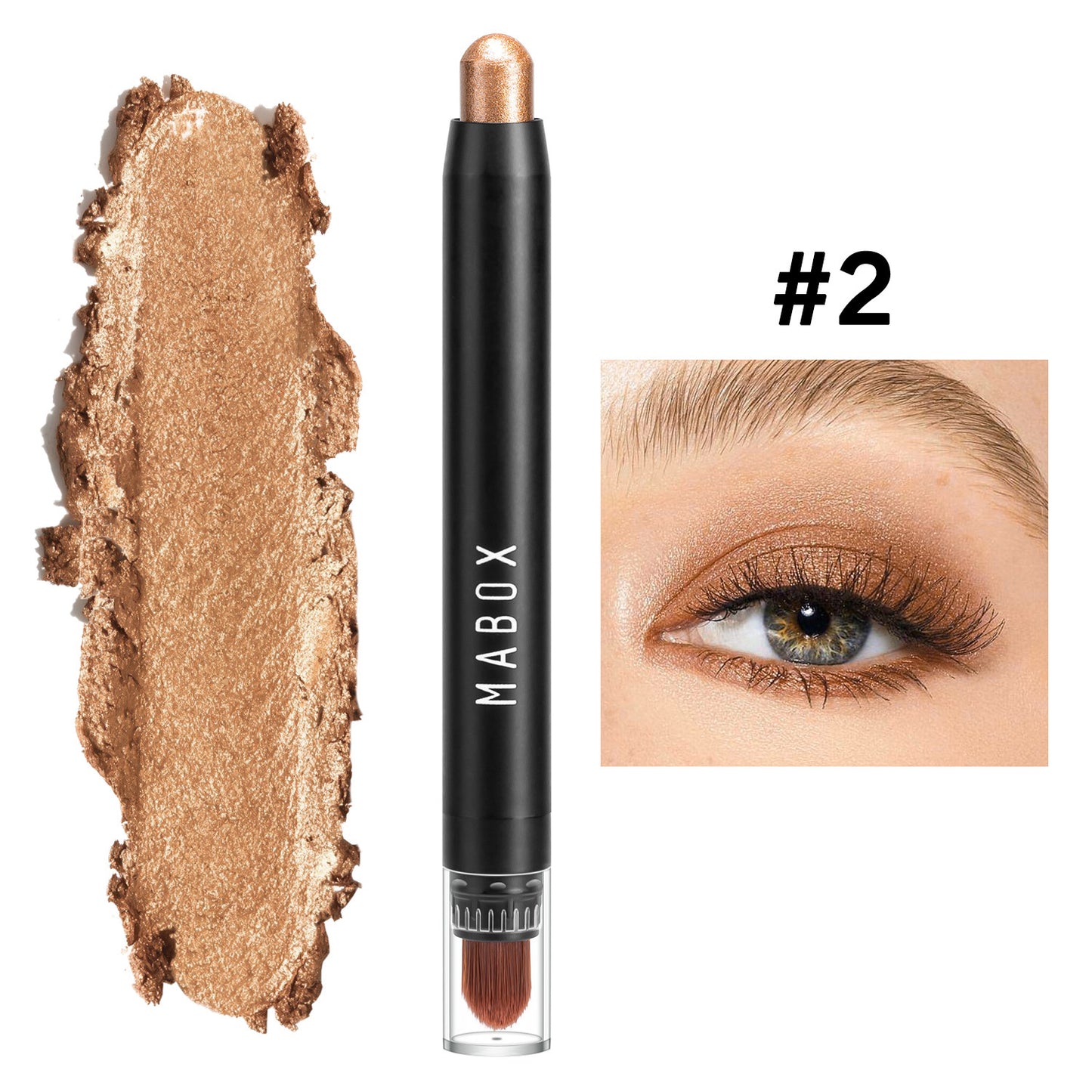 MABOX PrismGlow Waterproof Eyeshadow Sticks
