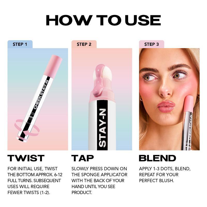 Cheek Stay-N Liquid Cheek Blush Line-Up