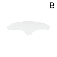 Silicone Anti-Wrinkle Patches on forehead.