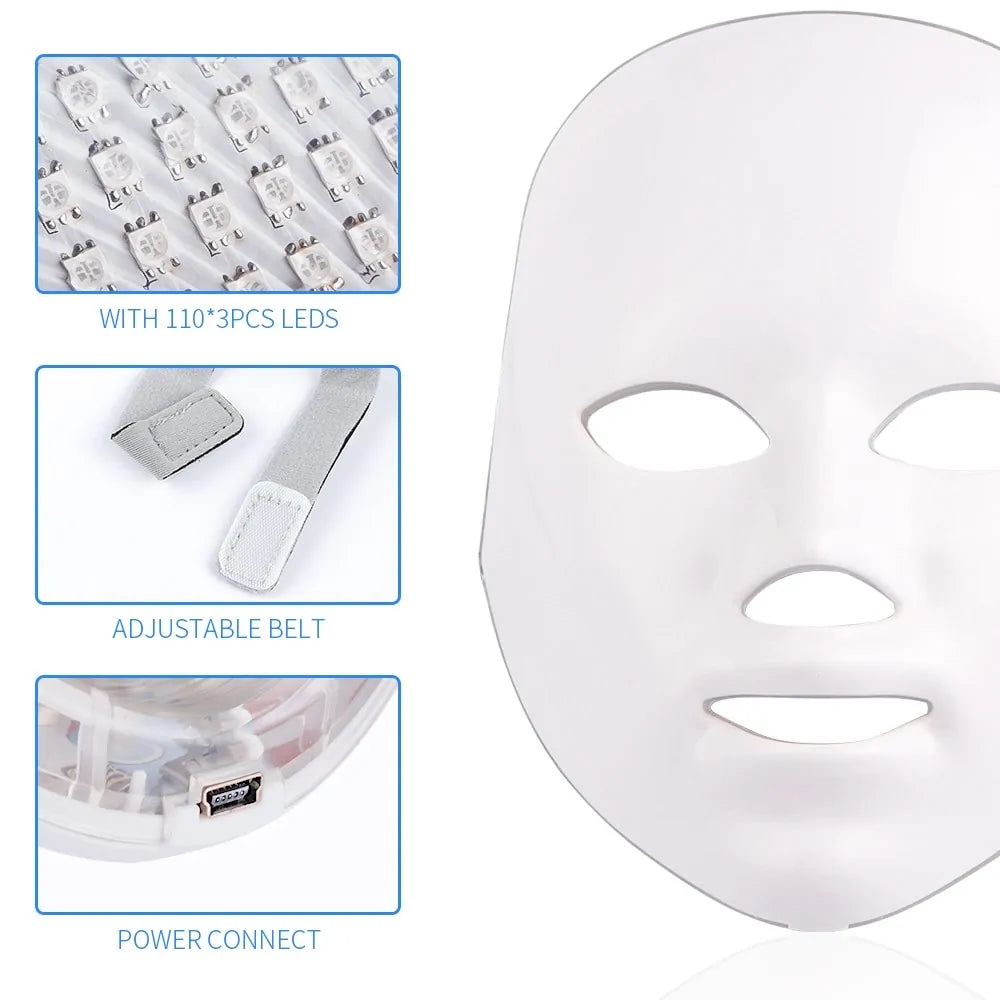 7-Hue LED Light Skincare Mask