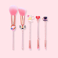5-Piece Magical Rose Gold Makeup Brush Kit – Enchant Your Glo