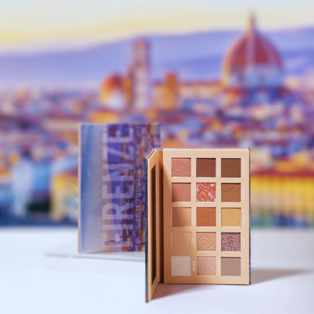 Firenze Vista Palette with Florence skyline case.
