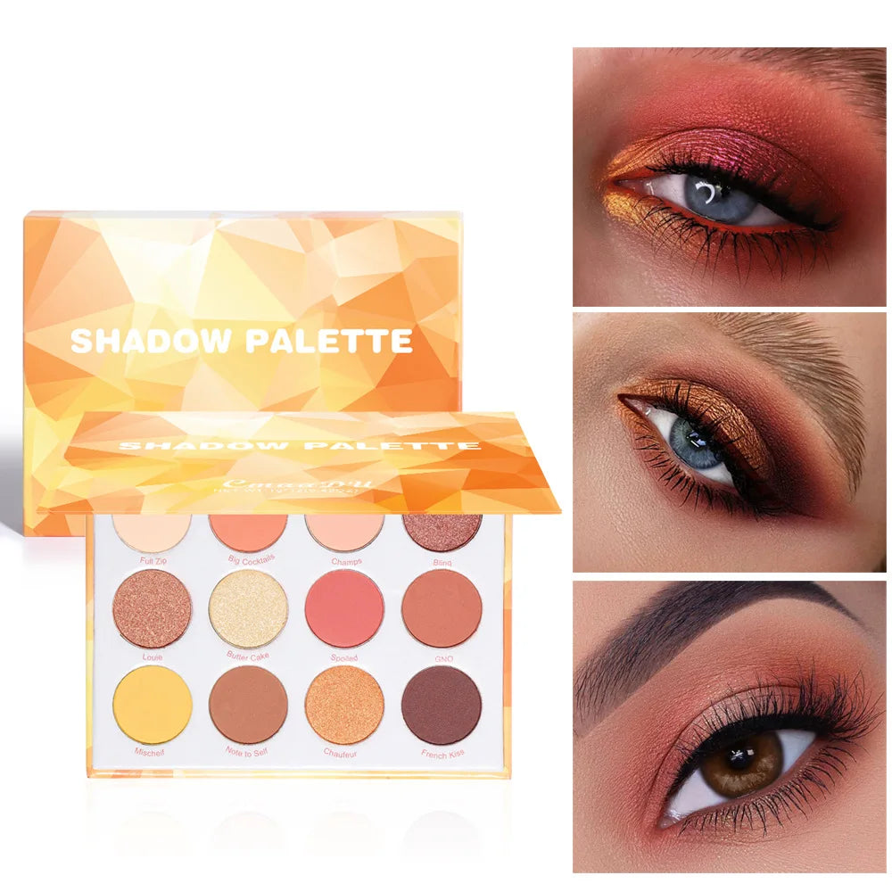 12-Color Mineral Eyeshadow Palette – Your Eyes Just Became the Main Event