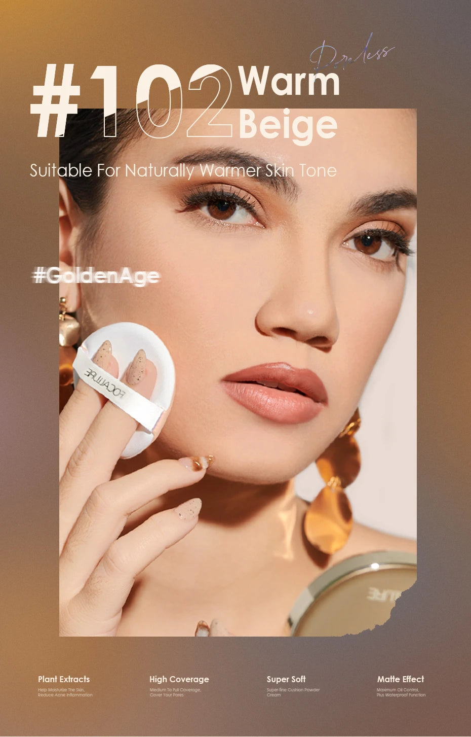 FOCALLURE Waterproof Matte Air Cushion BB & CC Cream – Your Face’s Fierce Fix