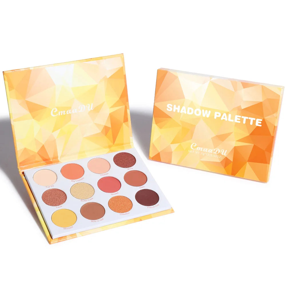 12-Color Mineral Eyeshadow Palette – Your Eyes Just Became the Main Event