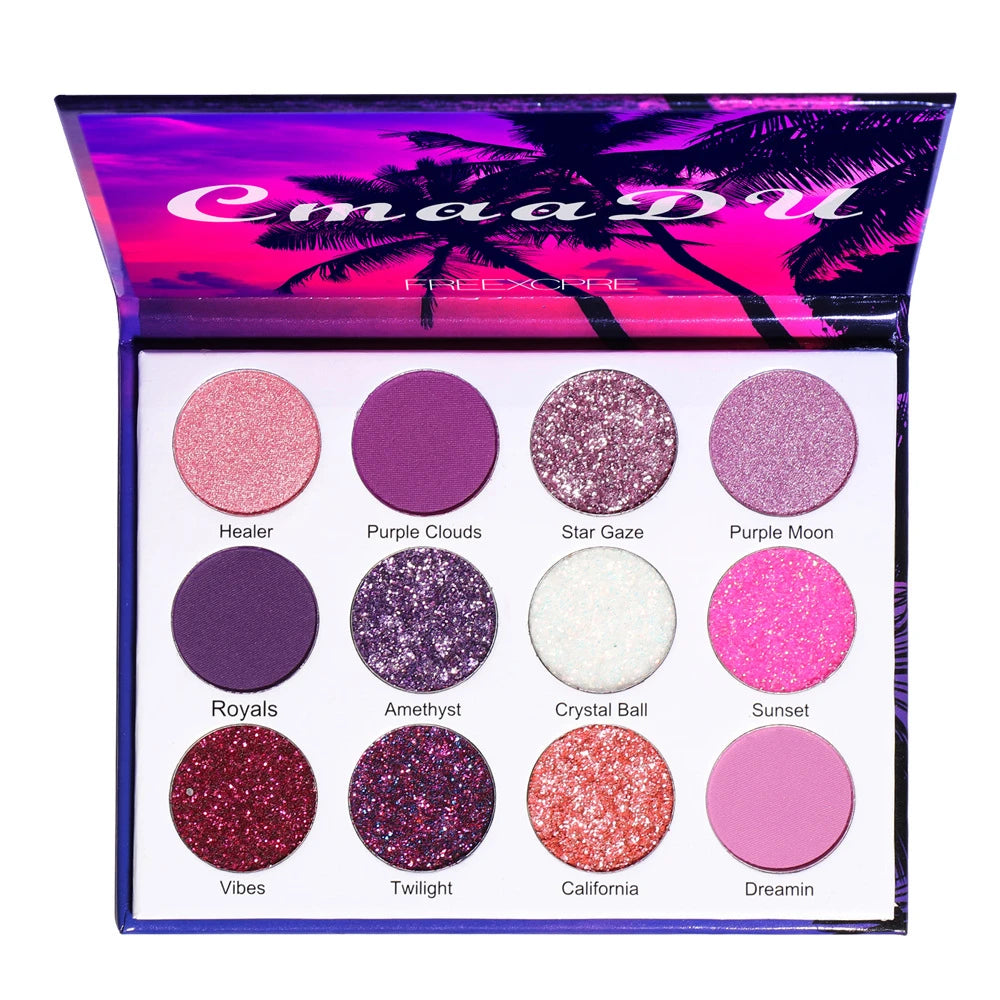 12-Color Mineral Eyeshadow Palette – Your Eyes Just Became the Main Event