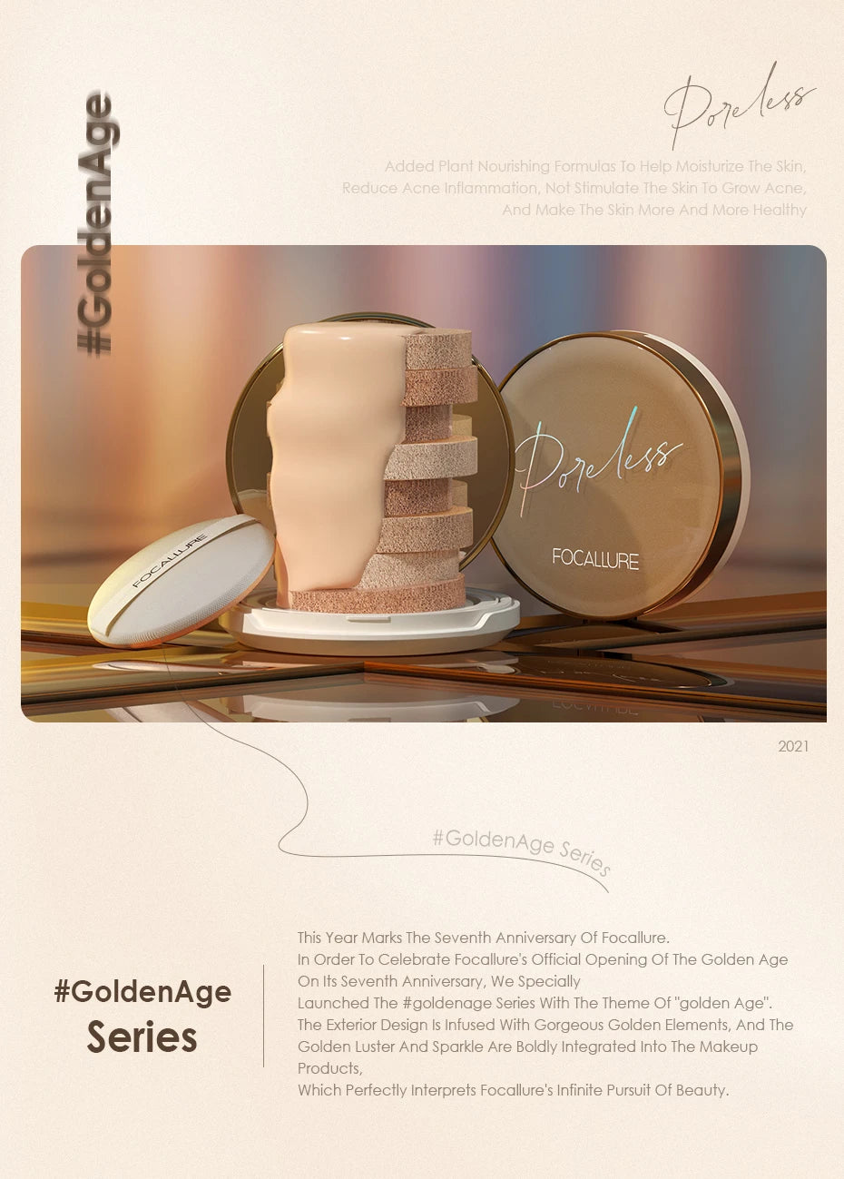 FOCALLURE Waterproof Matte Air Cushion BB & CC Cream – Your Face’s Fierce Fix