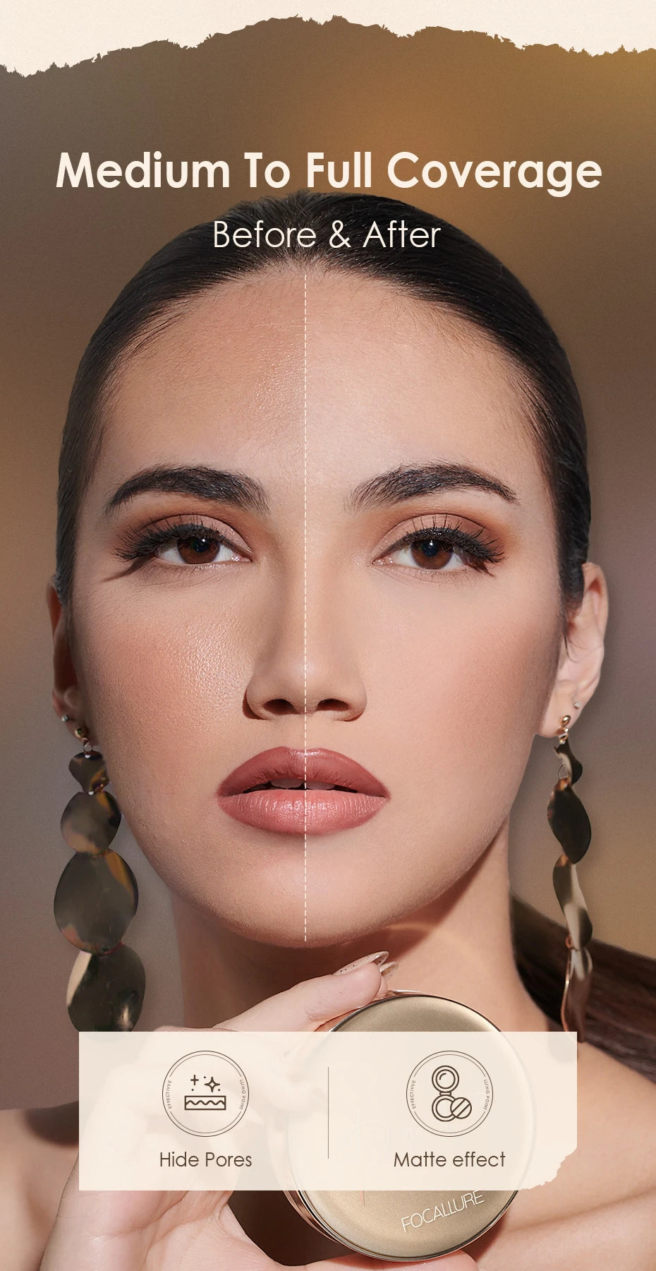 FOCALLURE Waterproof Matte Air Cushion BB & CC Cream – Your Face’s Fierce Fix