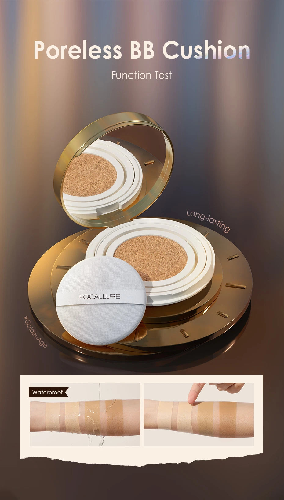 FOCALLURE Waterproof Matte Air Cushion BB & CC Cream – Your Face’s Fierce Fix