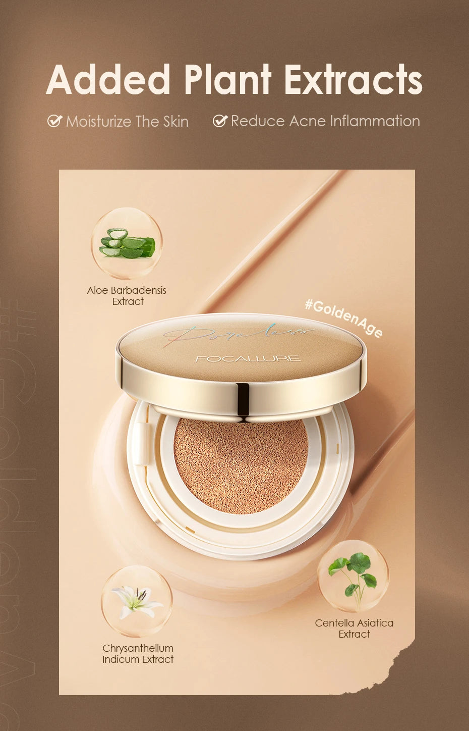 FOCALLURE Waterproof Matte Air Cushion BB & CC Cream – Your Face’s Fierce Fix