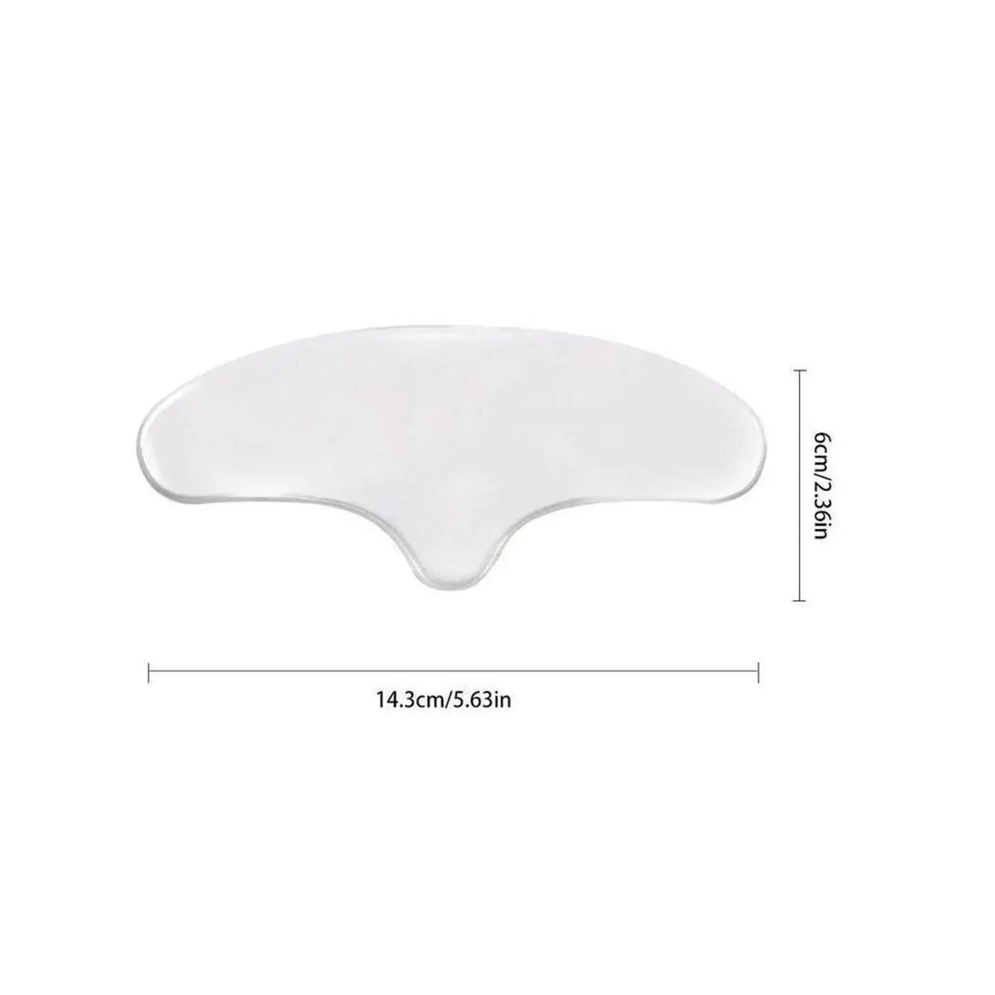 Lightweight patch on eye area for wrinkles.