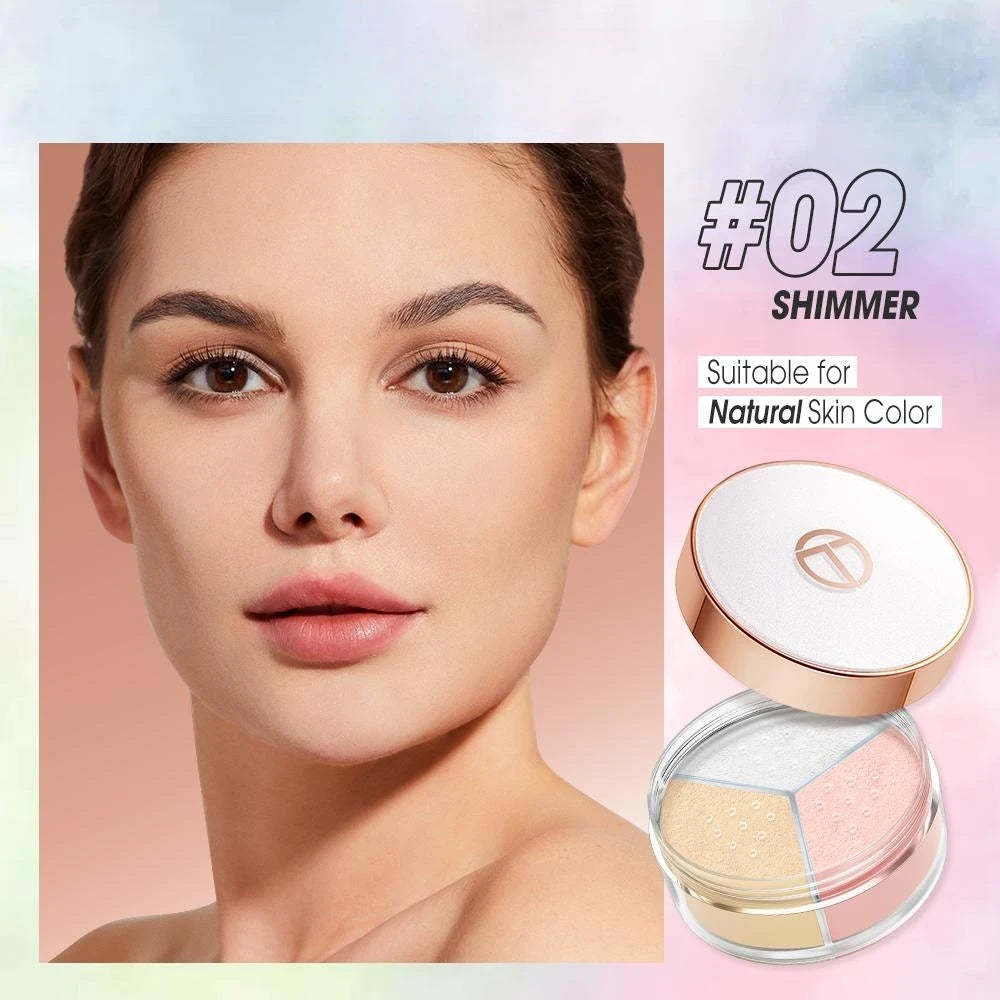 O.TWO.O 3-in-1 Loose Powder Face Powder