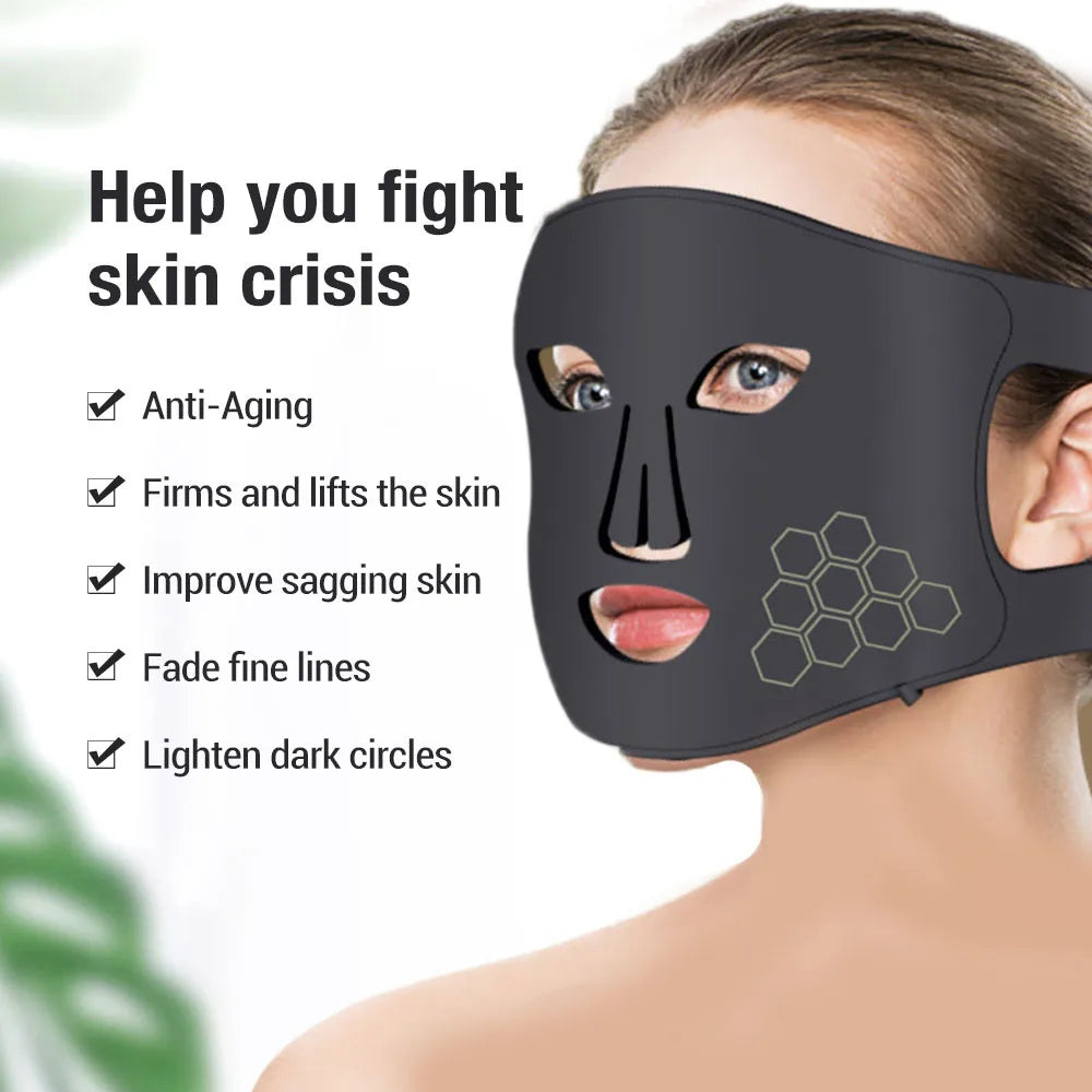 Collagen boost with Lakerain Light Mask.
