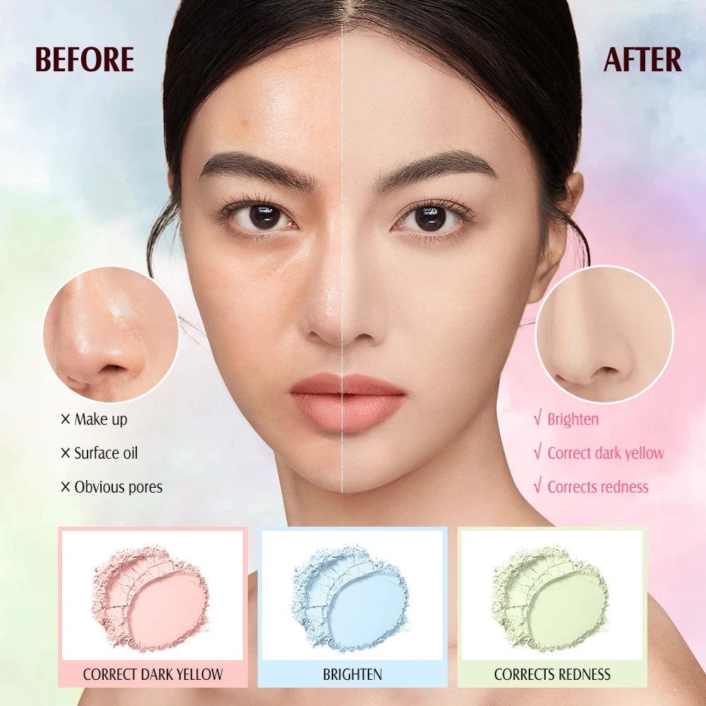 O.TWO.O 3-in-1 Loose Powder Face Powder