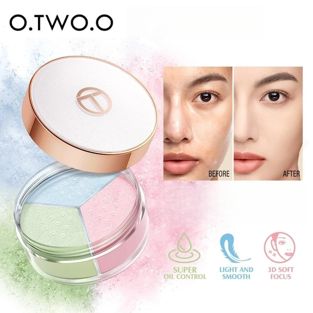 O.TWO.O 3-in-1 Loose Powder Face Powder