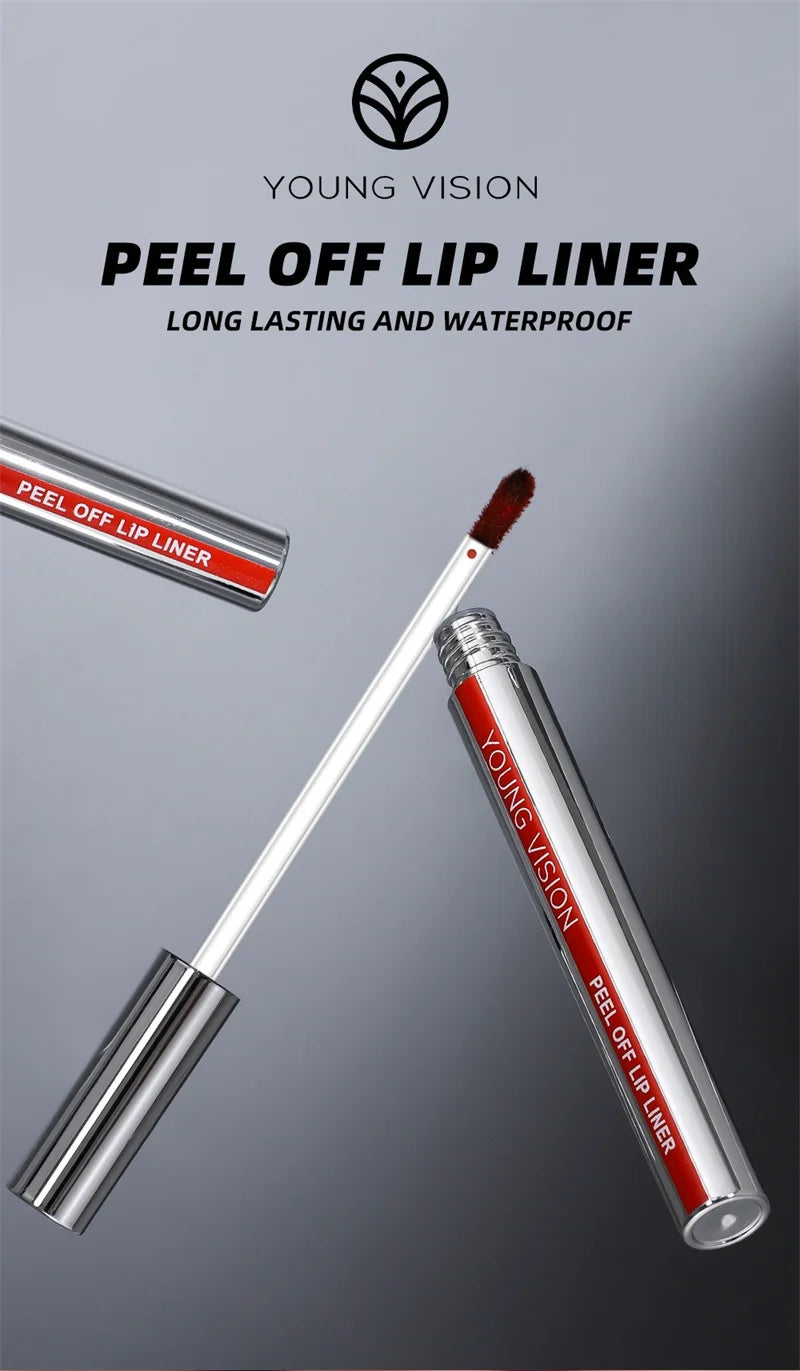 Precision application of Matte Lip Tattoo Liner.