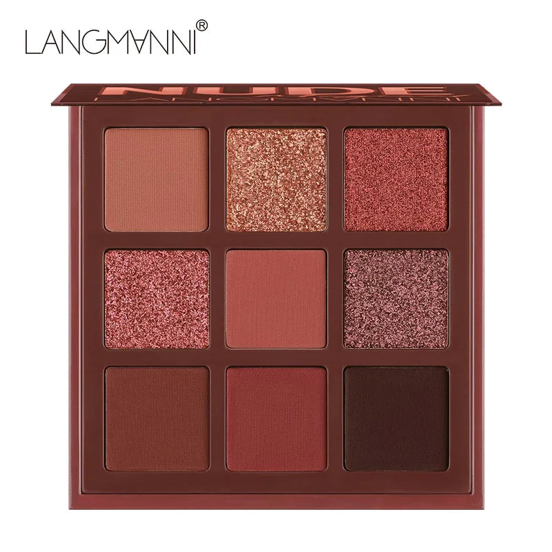 Langmanni 8-Color Eyeshadow Palette - Command the Glow