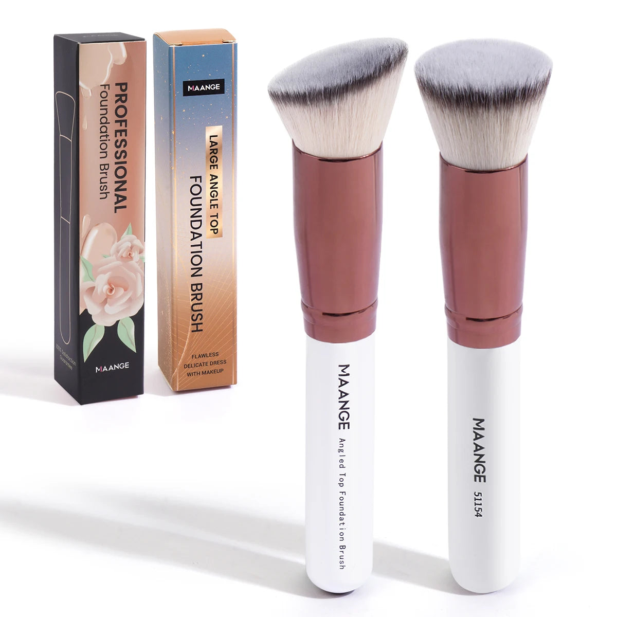 MAANGE 2-Piece Foundation Makeup Brush Set