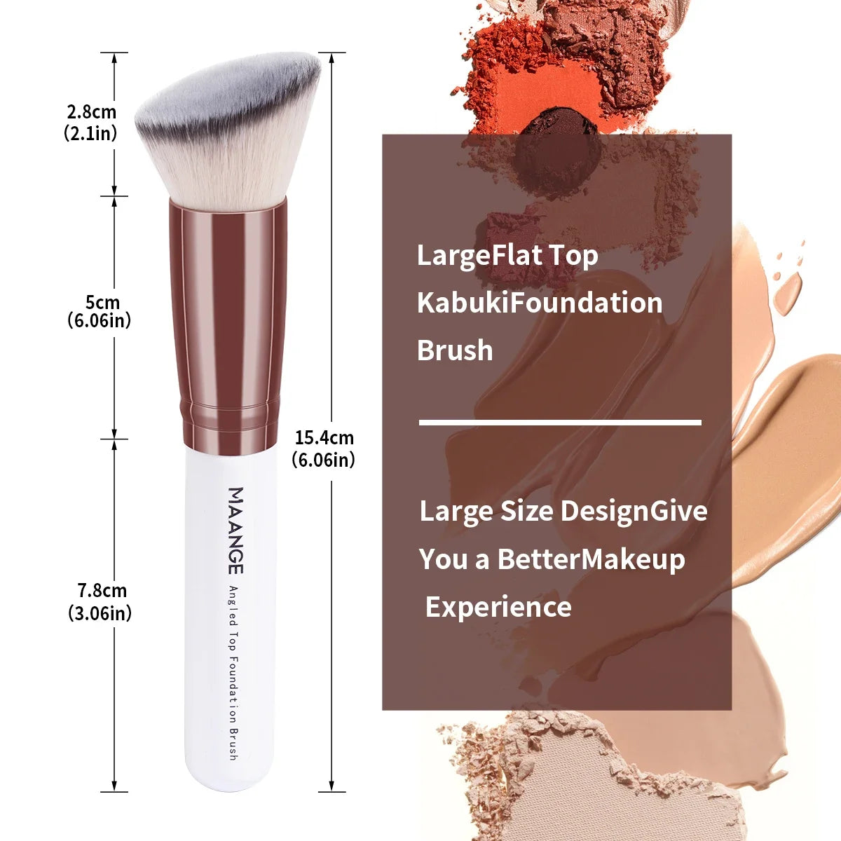 MAANGE 2-Piece Foundation Makeup Brush Set