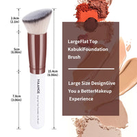 MAANGE 2-Piece Foundation Makeup Brush Set