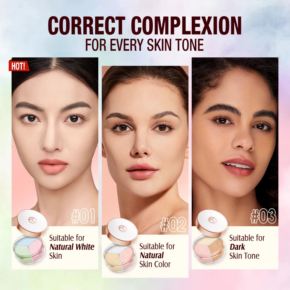 O.TWO.O 3-in-1 Loose Powder Face Powder