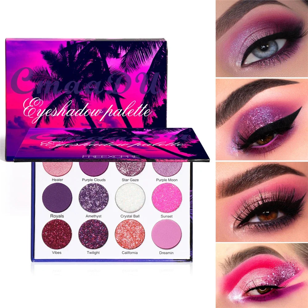 12-Color Mineral Eyeshadow Palette – Your Eyes Just Became the Main Event