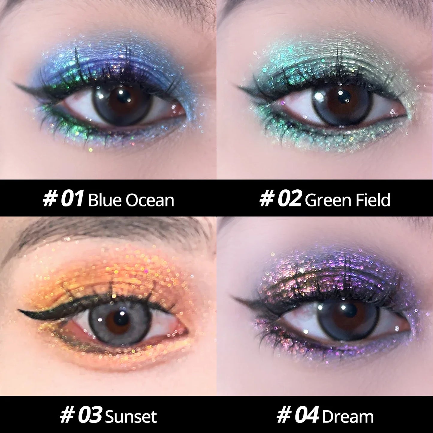 Chameleon Gradient Eyeshadow – Multi-Dimensional, Long-Lasting Glow