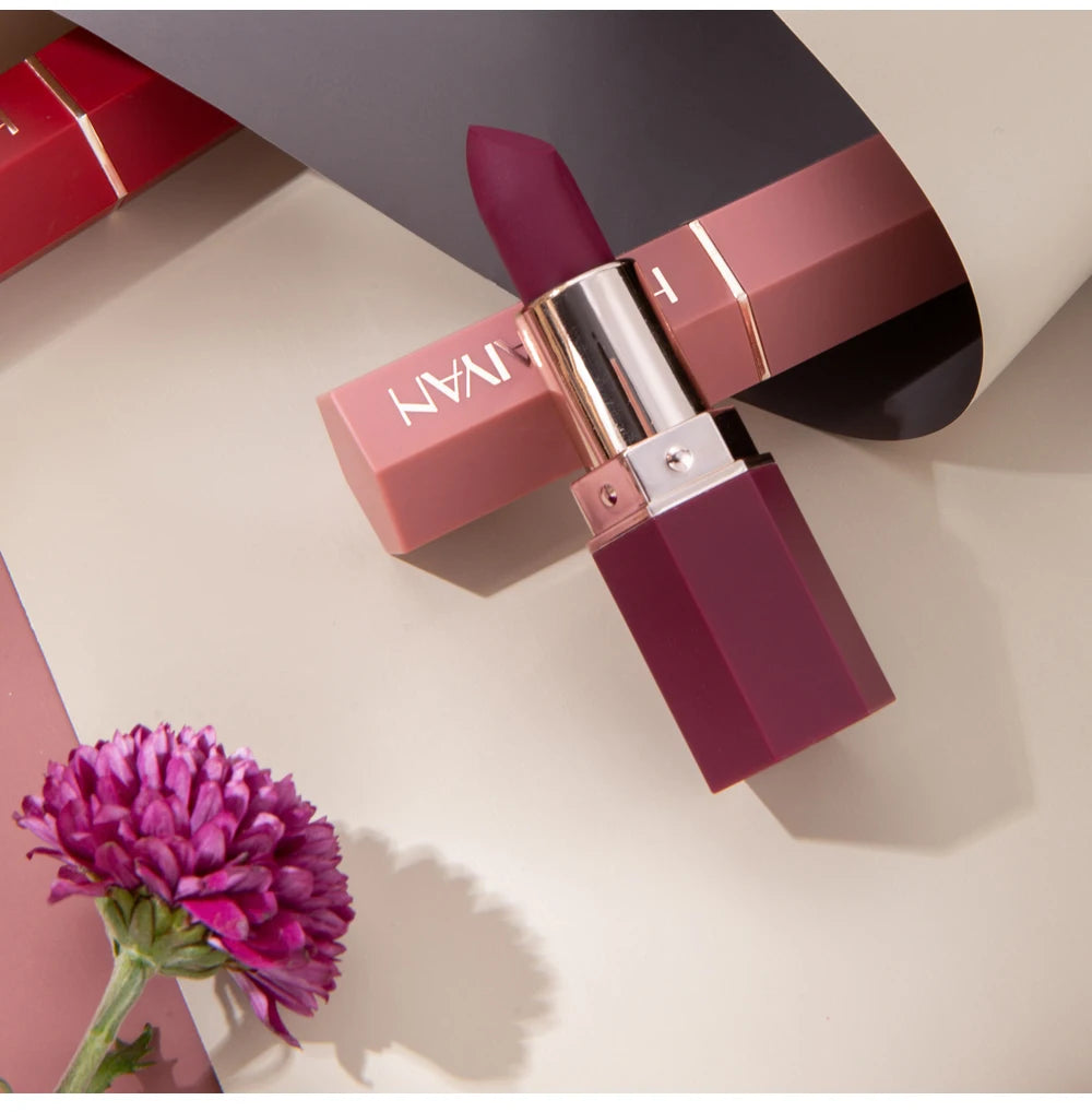Woman with SilkSheen Lip Collection – chic bold lipstick for day or night