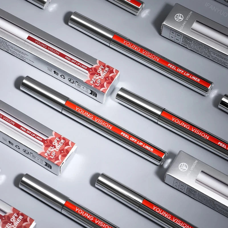 Vibrant red swatch from Matte Lip Tattoo Liner.
