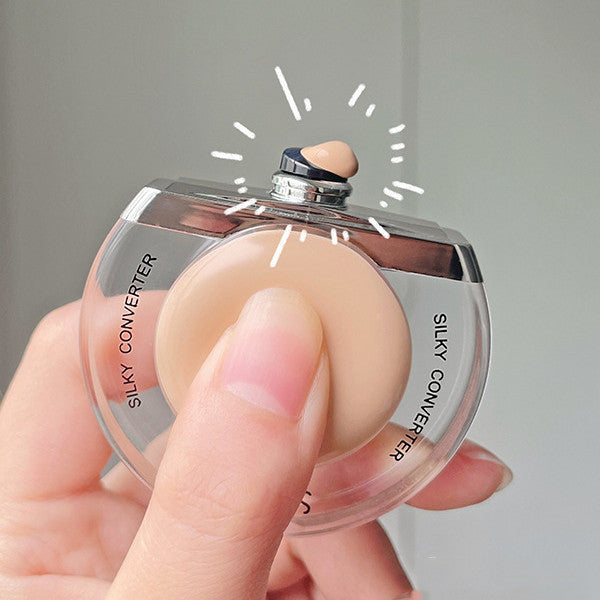 Pushable pouch foundation