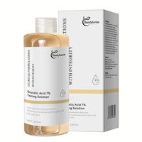 GlycoYouth Toning Solution bottle on clear stand.