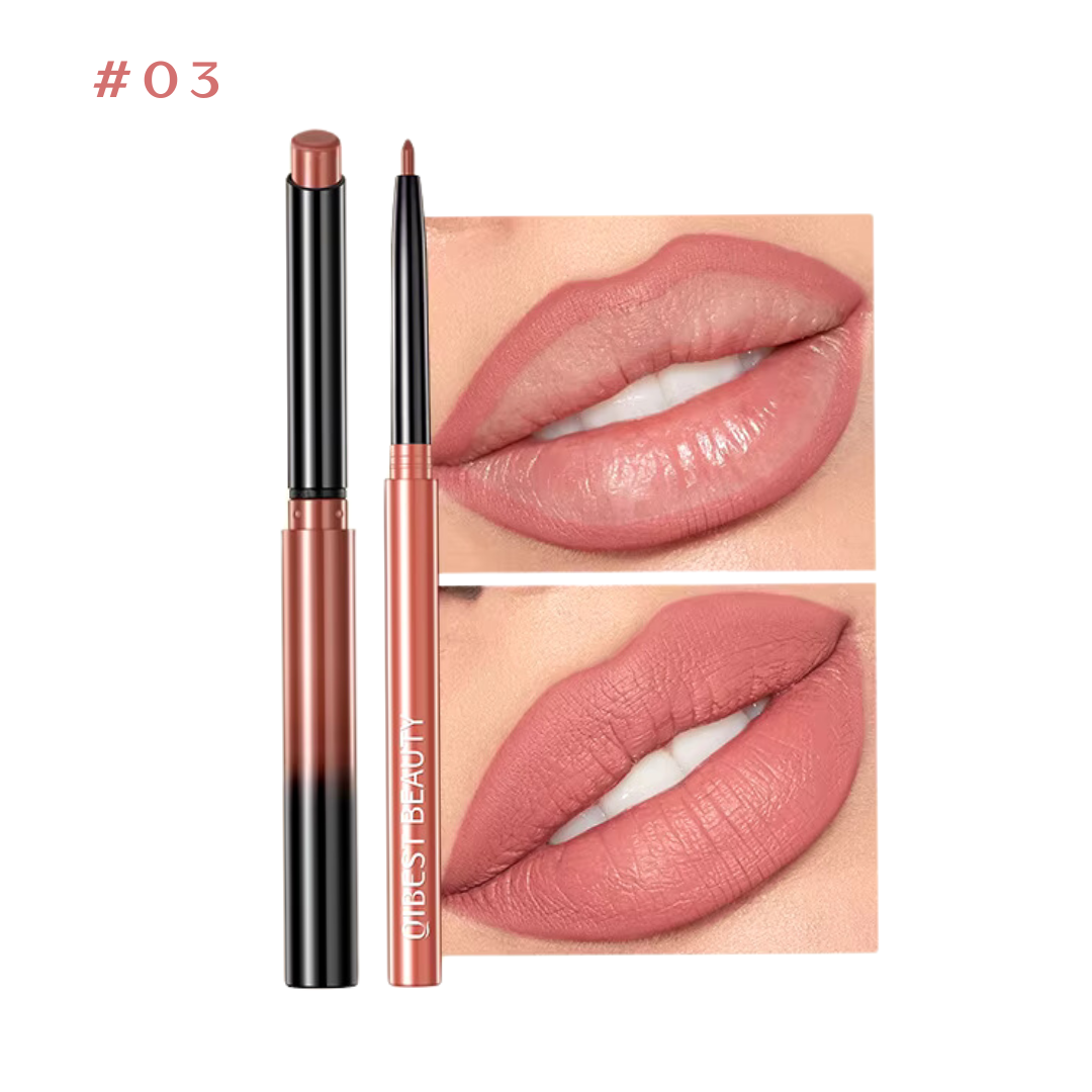 QIBEST Lipstick Pencil Waterproof matte