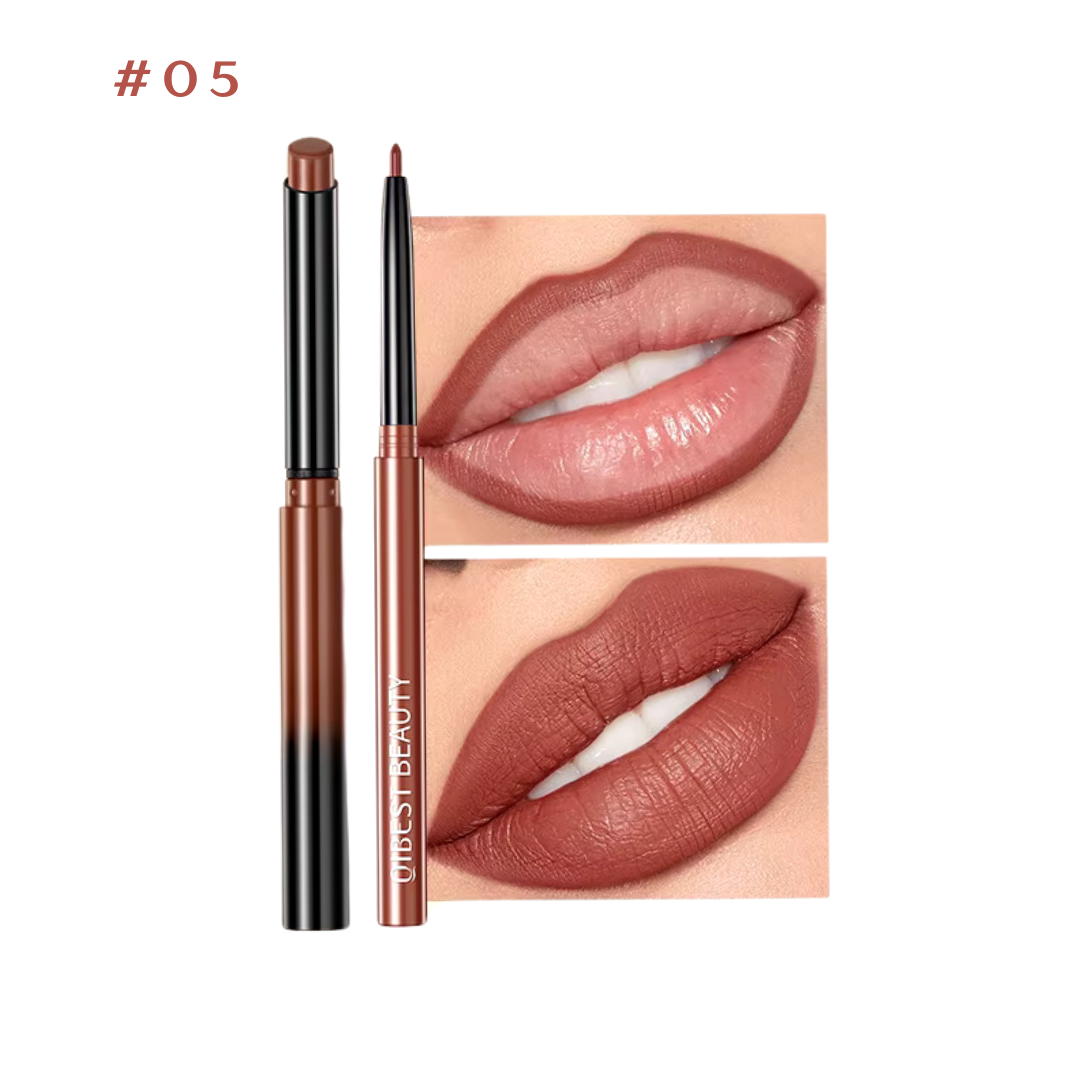 QIBEST Lipstick Pencil Waterproof matte