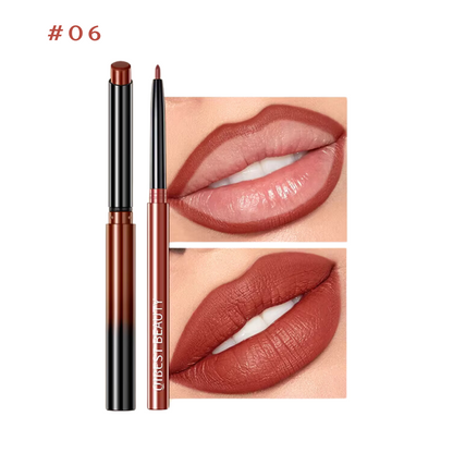 QIBEST Lipstick Pencil Waterproof matte