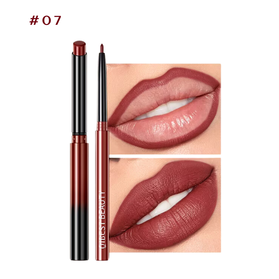 QIBEST Lipstick Pencil Waterproof matte