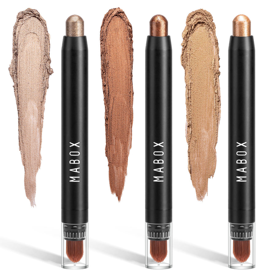 MABOX PrismGlow Waterproof Eyeshadow Sticks - Beauty Unstoppable eye shadow