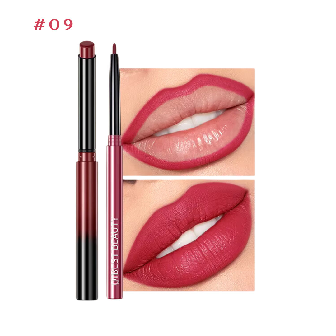 QIBEST Lipstick Pencil Waterproof matte