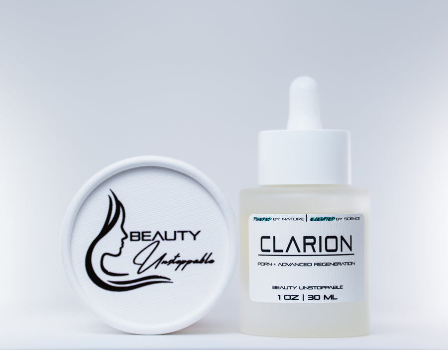 Clarion skincare product with a white background