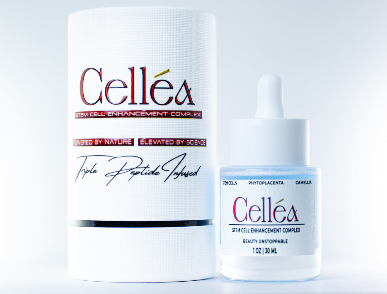 CELLÉA skincare product packaging on a white background