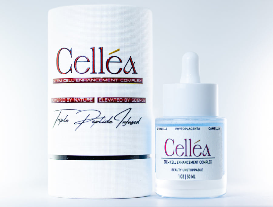CELLÉA skincare product packaging on a white background