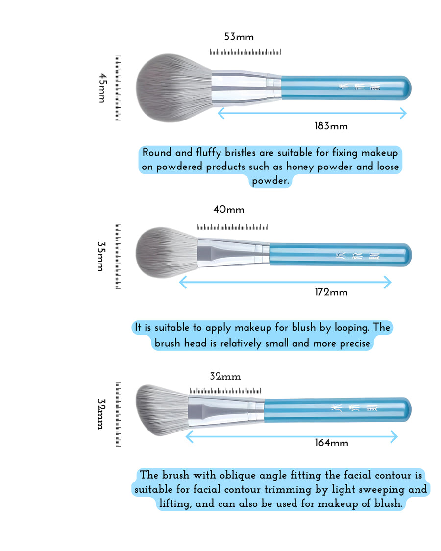 My Destiny 13-Piece High-Quality Makeup Brush Set - Beauty Unstoppable Makeup Brush Set