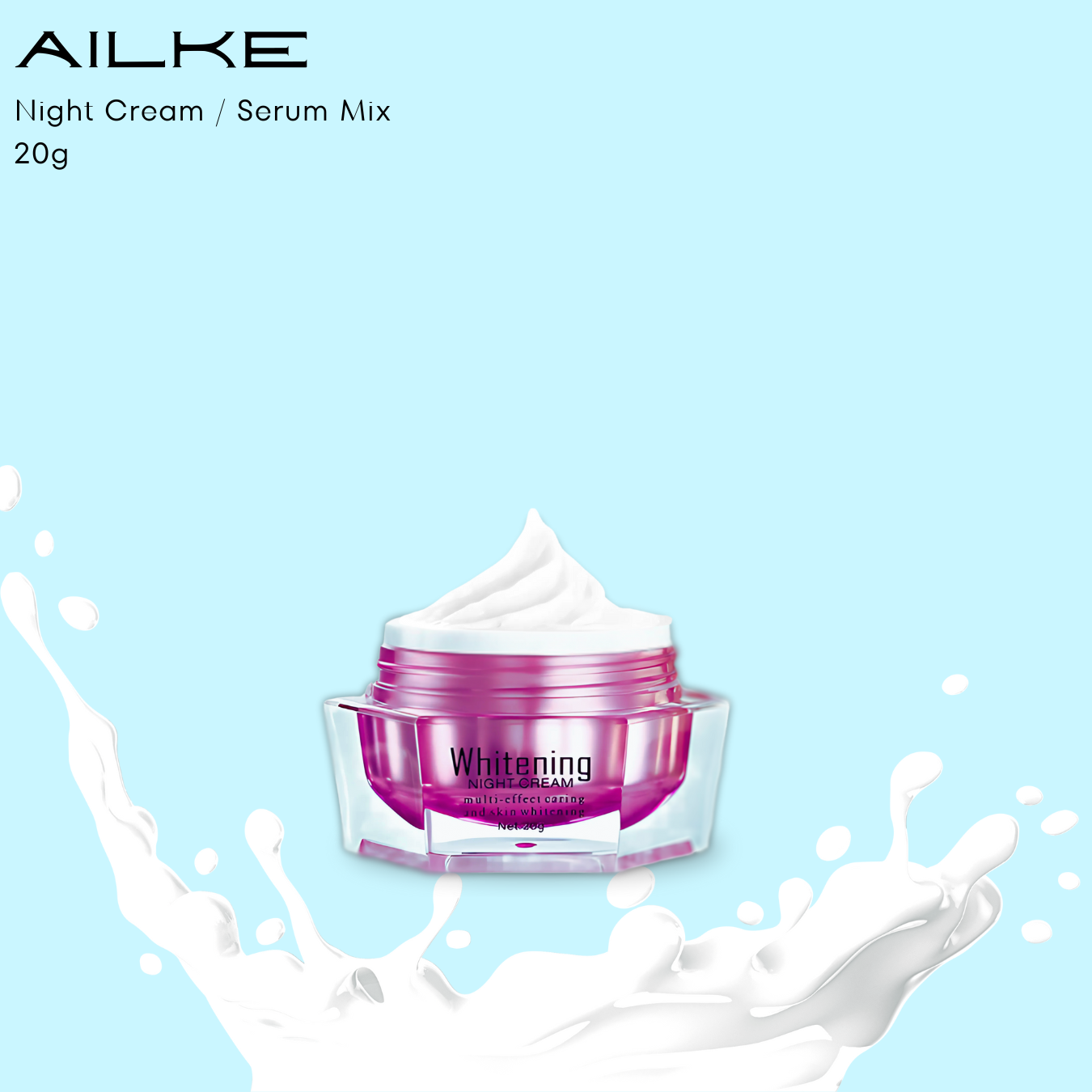 AILKE Double Whitening Serum-Cream Product Line