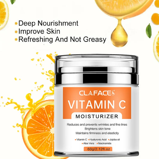 CLAFACES Retinol Vitamin C Hydrating Face Cream - Beauty Unstoppable