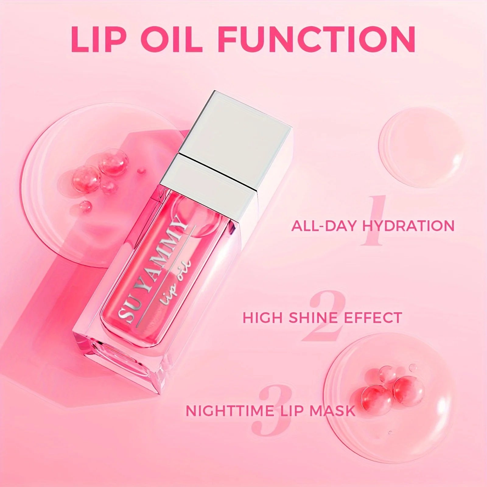 Su Yammy Hydrating Lip Glow Oil: A Touch of Elegance, A World of Hydration - Beauty Unstoppable