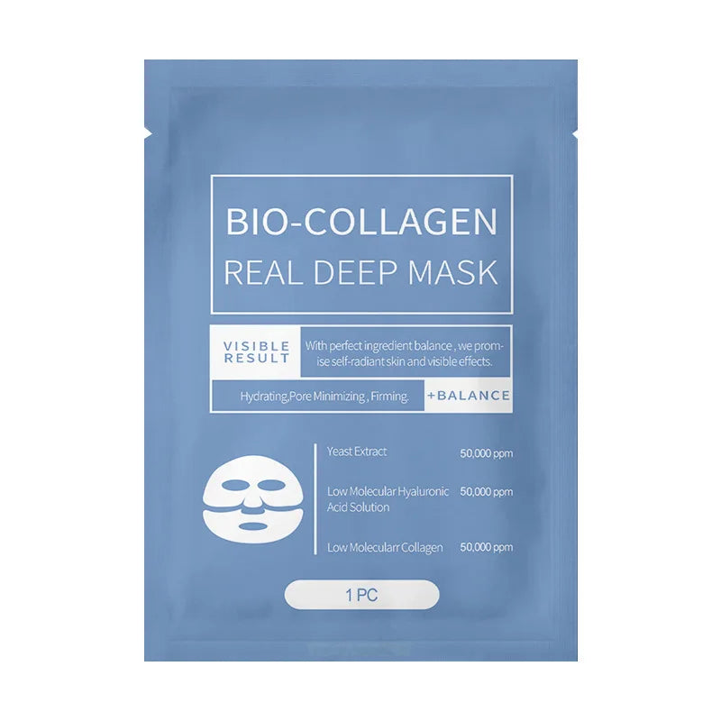 Bio Collagen Deep Hydration Facial Mask – anti-aging mask with niacinamide and hyaluronic acid