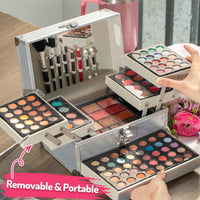 92-Color Eye Makeup Palette with vibrant shades.