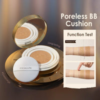 FOCALLURE Matte Air Cushion Cream swatch – vibrant pore-less makeup coverage