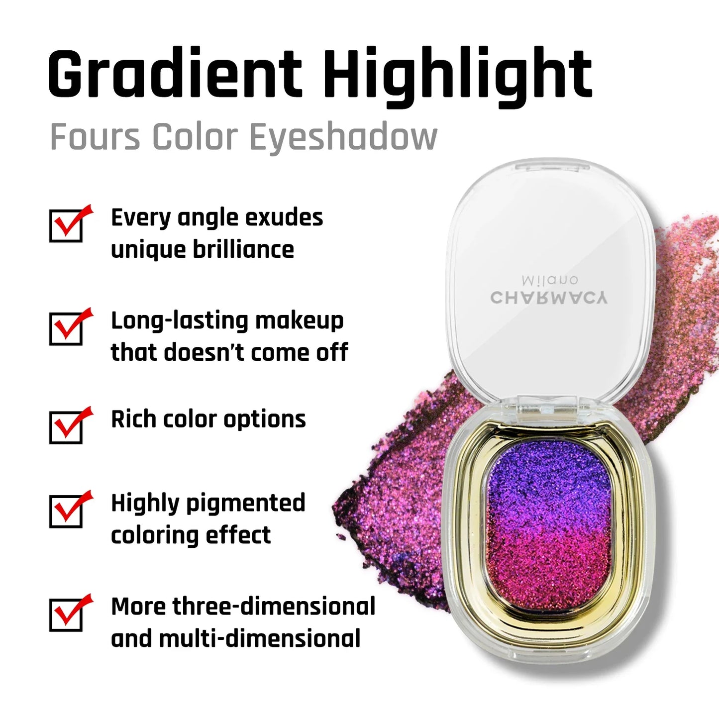 Chameleon Gradient Eyeshadow – Multi-Dimensional, Long-Lasting Glow