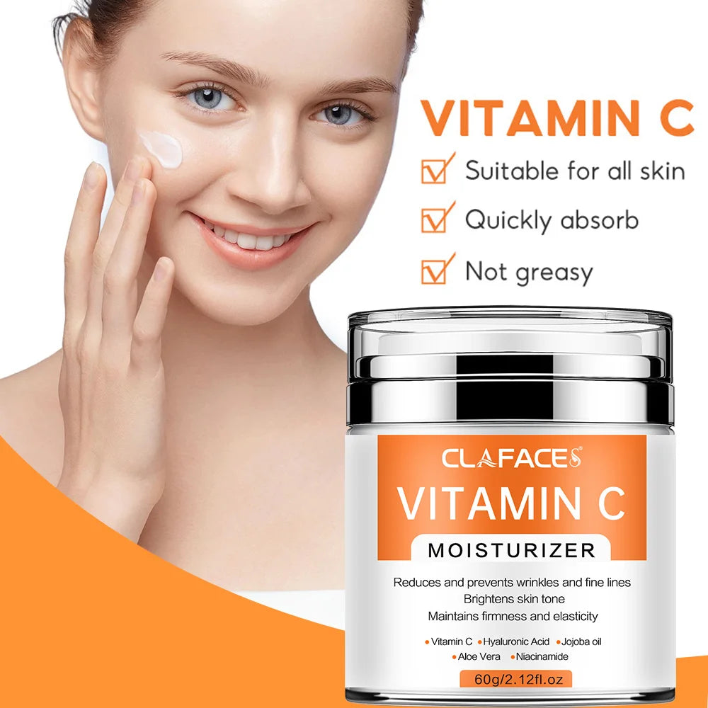 CLAFACES Retinol Vitamin C Hydrating Face Cream - Beauty Unstoppable